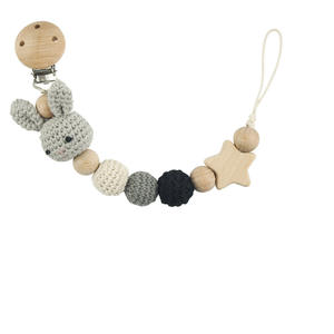 Nuovo arrivo in scatola di animali ciuccio da te catena per bambino massaggiagengive cordino in Silicone a forma di balena perline Comfort Clip per ciuccio personalizzato - Product Image 6