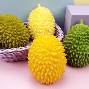ของเล่นคลายเครียด, ลูกบอลทุเรียนบีบคลายความเครียดขนาดใหญ่, ของเล่นบีบผลไม้จำลองขนาดเล็กสำหรับเด็กผู้หญิง - Product Image 1