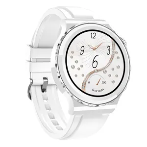 Reloj inteligente VHW3 Mini para mujer, reloj inteligente elegante con control del ritmo cardíaco, asistente de voz IA, llamadas y teléfono inteligente, nuevo