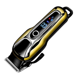 Trimer KM 1990-cortadora <span class=keywords><strong>de</strong></span> cuchillas <span class=keywords><strong>de</strong></span> acero inoxidable, máquina eléctrica inalámbrica con pantalla LCD y carga rápida - Product Image 2