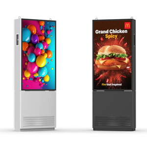Pantallas Inteligentes Impermeables para Exteriores, Reproductor de Tótem Táctil 4K, Publicidad Comercial, Señalización <span class=keywords><strong>Digital</strong></span> LCD para Exteriores - Product Image 1