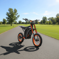 Sepeda Motor Trail Listrik Dewasa Off-Road Enduro Jarak Tempuh 80-90km 3200W Peak Mid-Drive Pabrik Langsung OEM Dapat Disesuaikan