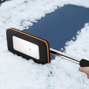 Multifunctional Car Vehicle Snow Shovel Plastic Glass Defrosting Snow Sweeping Snowbrush Snobroom Brush Removal Ice Scraper Car