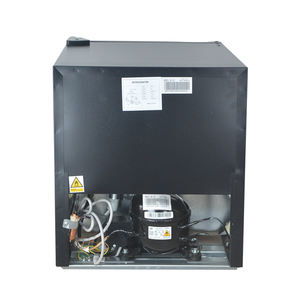 ORBITA-Compresseur noir à porte solide de 47 litres, mini-bar, réfrigérateur avec congélateur pour chambres d'hôtel et appartements - Product Image 3