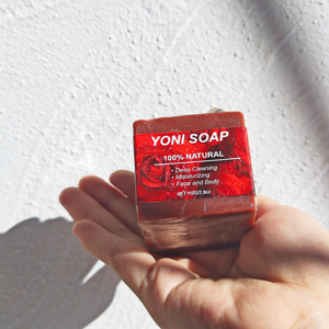 Savon Yoni Biologique Fait à la Main Huile Essentielle Infusée pour l'Hygiène Féminine pH Équilibré Vagin Resserrant l'Utérus Détox - Product Image 5