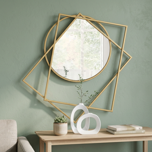Vanity <b>Mirror</b> Decorative Wall Mounted <b>Mirror</b> For Home Modern <b>Mirror</b> For Home Factory Most Trending Royal Gold - I H C - Product Image 2