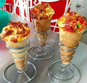 Máquina eléctrica automática para hacer conos de helado de <span class=keywords><strong>Pizza</strong></span>/línea de producción de conos de <span class=keywords><strong>Pizza</strong></span>, oblea de azúcar crujiente Kono - Product Image 4