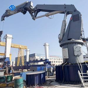 Grue <span class=keywords><strong>hydraulique</strong></span> de chantier naval à flèche télescopique 25 tonnes, grue de levage 1 tonne pour bateau - Product Image 2