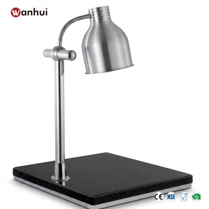 Lampe chauffante infrarouge pour aliments, base en marbre, pour hôtel, restaurant, buffet, traiteur, équipement de cuisine - Product Image 2