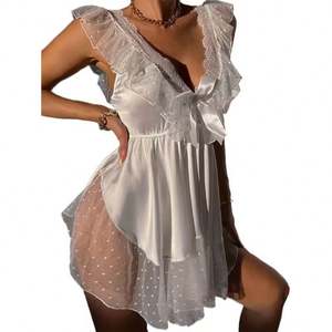 SFY3345 Ropa de Mujer Más Vendida, Camisón Sexy con Espalda Descubierta y Diseño de Puntos, Lencería Sexy para Mujer - Product Image 3