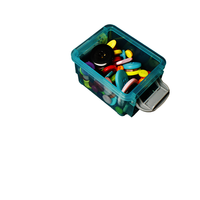 29626 Lot de 16 mini-organisateurs de tiroir en plastique, design moderne, boîte de rangement rectangulaire pour trier et stocker, boîte de rangement pour pièces détachées
