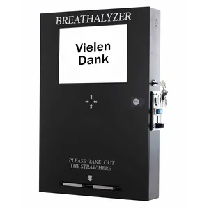 Treo Tường Bàn Hàng Đầu Đồng Tiền Hoạt Động Bán Hàng Tự Động <span class=keywords><strong>Breathalyzer</strong></span> Với Màn Hình LCD TV - Product Image 1