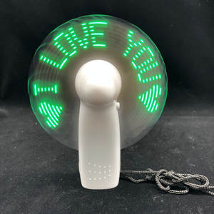 Mini Ventilador de Mano con Luz Nocturna LED, Mini Enfriador LED Flexible, Ventilador de Escritorio, Regalo, Personajes, Mensajes, Te Amo - Product Image 5