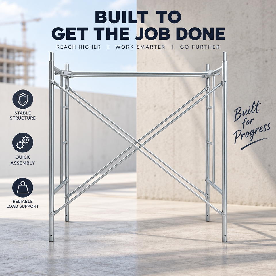 Solution Time Frame Walk Through Platform Scaffold Tower Galvanized Frame for Construction ...