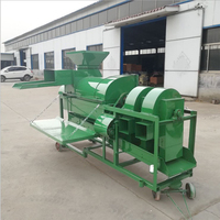 Batteuse multifonctionnelle de soja et de haricot mungo batteuse mobile de riz pour le riz