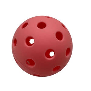 Factory Direct Supply <strong>Custom</strong> <strong>Logo</strong> Plastic Hollow <strong>Ball</strong> Golf Practice <strong>Balls</strong> Lightweight 26 Holes Airflow Pickleball with Mesh Bag - Product Image 6