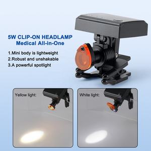 Medische Clip-On Licht 5W Draadloze Tandlamp Koplamp Optische Filter - Product Image 4