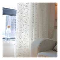 Innermor personnalisé doux américain laisser blanc Tulle rideau épais transparent brodé pour salon chambre
