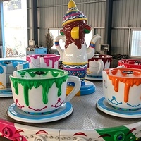 Manège familial de tasses à café rotatives pour fête foraine à vendre