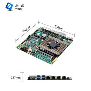 เมนบอร์ด Yentek Mini ITX รุ่น I5 8257u LGA 1151 DDR4 แบบ Dual Channel พร้อมพอร์ต PoE 4 พอร์ต สำหรับควบคุมอุตสาหกรรม - Product Image 1
