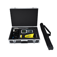 Étui de transport compact, affichage LCD intelligent, débitmètre portable, mesureur de vitesse de débit d'eau pour la surveillance des ressources hydrauliques