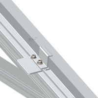 Système de montage solaire ARTSIGN U-Trough, support PV en aluminium pour installation sur toit plat