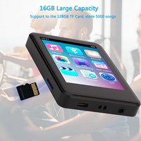 Aomago-Lecteur audio MP3 portable de 8 Go, avec haut-parleur intégré, enregistreur radio FM, lecteur vidéo, compatible avec les formats FLAC APE