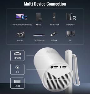 Anxin R3P Mini projecteur de batterie portable LCD 4K Portable Rechargeable Smart Video Projector Built in App Android 13 <span class=keywords><strong>Datashow</strong></span> - Product Image 4