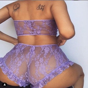 <span class=keywords><strong>Body</strong></span> Transparent pour femmes, sous-vêtement Sexy en <span class=keywords><strong>dentelle</strong></span>, maille transparente, romantique, vente en gros, vente en gros - Product Image 4
