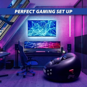 Amity เก้าอี้พีวีซีพับได้สำหรับเล่นเกม, เก้าอี้โซฟาเป่าลมโซฟาเป่าลม - Product Image 3