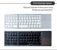 Keyboard lipat portabel 3 nirkabel kualitas tinggi Keyboard Gaming Anggaran desain kustom ramping grosir