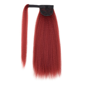 วิกผมหางม้าแบบพองฟูสำหรับผู้หญิงแอฟริกัน รุ่น <span class=keywords><strong>K888</strong></span> สีออมเบร ผมยาวหยิกแบบไหม YAKI หนานุ่ม ติดเวลโคร - Product Image 5