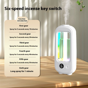 USB có thể sạc lại thông minh làm mát không khí hương thơm khuếch tán xách tay nhựa hương thơm hương liệu khuếch tán - Product Image 5