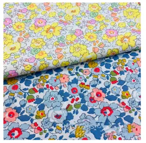 Spring Summer Cotton Poplin Liberty Fabric Making Women's Wear Dress DIY Children Clothing