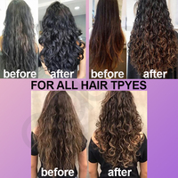 Durable Naturel Moelleux Anti-Frisottis Sans Alcool Cheveux Curl Mousse Forte Tenue Organique Kinodin Gros Cheveux Cross-Border