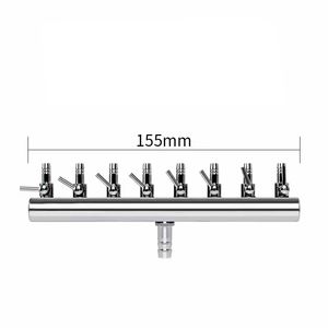 Séparateur de débit d'air en acier inoxydable, <span class=keywords><strong>2</strong></span> à 12 voies, levier de contrôle, connecteur de Valve, accessoires de pompe à Air pour <span class=keywords><strong>Aquarium</strong></span> - Product Image 5