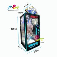 Machines de jeux d'arcade rose Date coupée Ur prix jouets distributeur automatique prix cadeau Machine