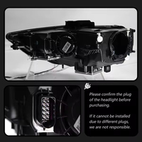 Luces para Auto Audi A3 8V 2013-2016, Conjunto de Faros Delanteros con Lente LED, Luz Diurna DRL, Señal de Giro Dinámica