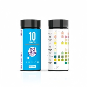 Tests d'Infection <span class=keywords><strong>Urinaire</strong></span> à Domicile MMC, <span class=keywords><strong>10</strong></span> <span class=keywords><strong>Paramètres</strong></span>, Bandelettes de Test d'Urine Manuelles en Plastique, Précision de 99%, Certifié CE, Usage Domestique et Hospitalier - Product Image 1
