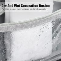 Trousse de Toilette Imperméable Suspendable pour Hommes et Femmes – Sac de Voyage Portable pour Salle de Bain et Douche