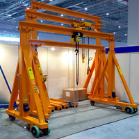 Prix du mini-grue mobile portable sans rail avec palan à chaîne électrique