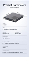Computadora Interactiva con Pizarra Blanca INYUDA, 8G RAM, 64G ROM, WiFi6, RK3588, Ranura OPS, Mini PC, Sistema Operativo Android, Computadora Industrial Integrada