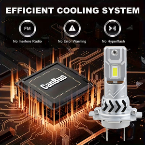 Venta al por mayor <span class=keywords><strong>de</strong></span> fábrica: Bombillas LED para faros delanteros <span class=keywords><strong>de</strong></span> coche, sistema <span class=keywords><strong>de</strong></span> <span class=keywords><strong>luz</strong></span> automático inalámbrico Canbus 1:1 Plug and Play, 28W 2800LM, todo en uno, 12V, H11 9005 9006 - Product Image 6