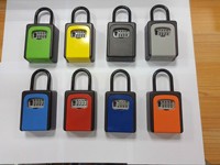 Boîte à clés sécurisée portable grande capacité avec serrure à combinaison pour famille, agent immobilier, mur extérieur