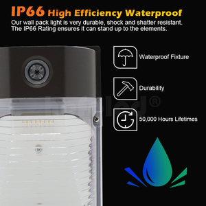 Hofoled hoàng hôn đến bình minh cảm biến ánh sáng <span class=keywords><strong>Led</strong></span> Ngoài Trời Đèn tường nhà để xe vườn mini khu vực đường phố frontdoor <span class=keywords><strong>LED</strong></span> photocell tường gói ánh sáng - Product Image 2