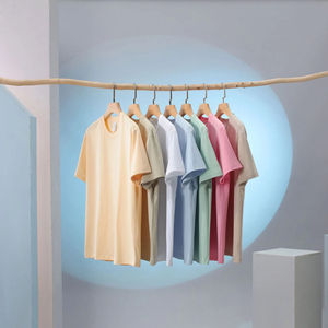 Camiseta personalizada de alta calidad con cuello redondo para hombre, ropa de calle de lujo, Manga corta en blanco, 100% algodón, transpirable y de secado rápido, ajuste Regular - Product Image 6