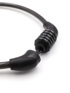 Serrure <span class=keywords><strong>de</strong></span> câble en acier à 5 chiffres <span class=keywords><strong>de</strong></span> couleur personnalisée portable avec câble en acier flexible Housse <span class=keywords><strong>de</strong></span> <span class=keywords><strong>protection</strong></span> ABS <span class=keywords><strong>pour</strong></span> moto E-Bike - Product Image 6