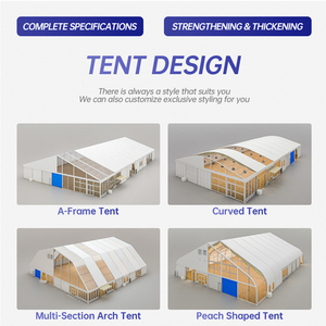 300 người chất lượng cao tùy chỉnh nhôm Lều mạnh mẽ lớn trong suốt marquee LềU Nhà Máy Giá ngoài trời tiệc cưới lều - Product Image 5