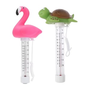 Thermomètres <span class=keywords><strong>de</strong></span> piscine flottants portables, décoratifs, faciles à lire, pour la température <span class=keywords><strong>de</strong></span> l'eau du <span class=keywords><strong>bain</strong></span> et <span class=keywords><strong>de</strong></span> la douche des bébés - Product Image 1