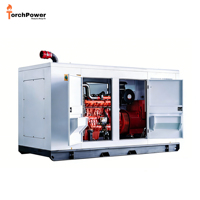 Generador Eléctrico Portátil Diésel Trifásico Industrial de Respaldo, 80KVA, 100KVA, 150KVA, Silencioso e Insonorizado para Aplicaciones en Exteriores